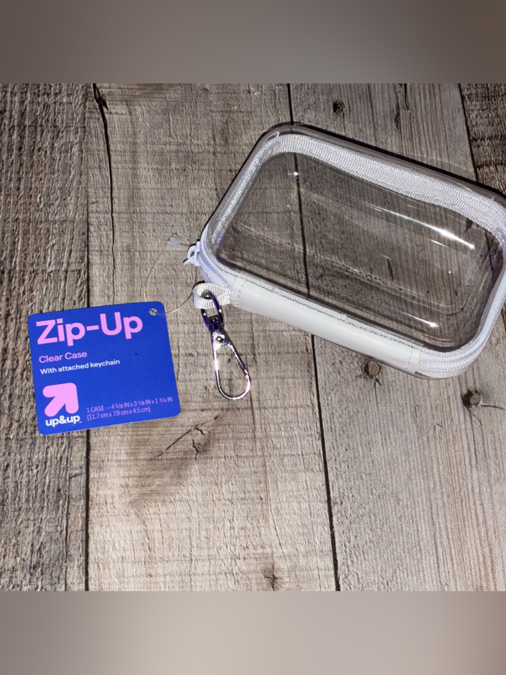 Target Up & Up Mini Zip- Up Hard Case with Keychain